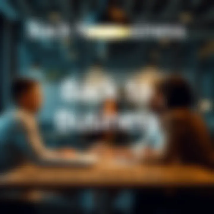 A group of diverse professionals gathered around a table discussing plans and ideas for upcoming projects.