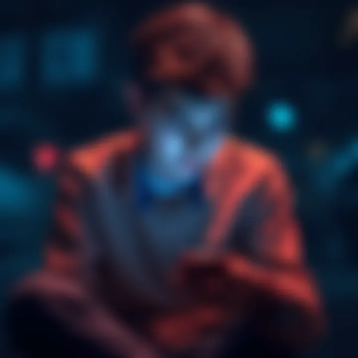 A sad teenager sitting alone, looking at his phone with a disappointed expression, symbolizing regret over sports betting losses.