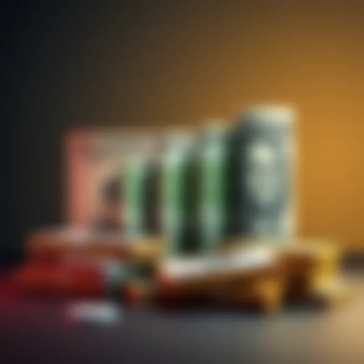 A visual representation of a ten dollar bill transforming into stacks of cash, symbolizing the potential growth of a small investment.