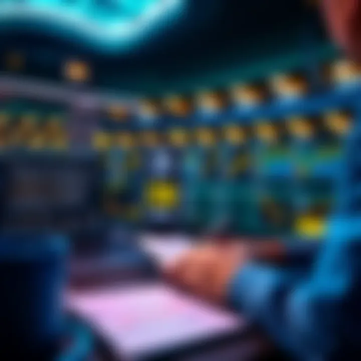 A person analyzing tennis match statistics with a laptop and a notepad, preparing for betting on April 22, 2026.