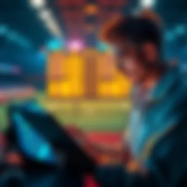 A sports analyst reviewing tennis match stats and betting odds