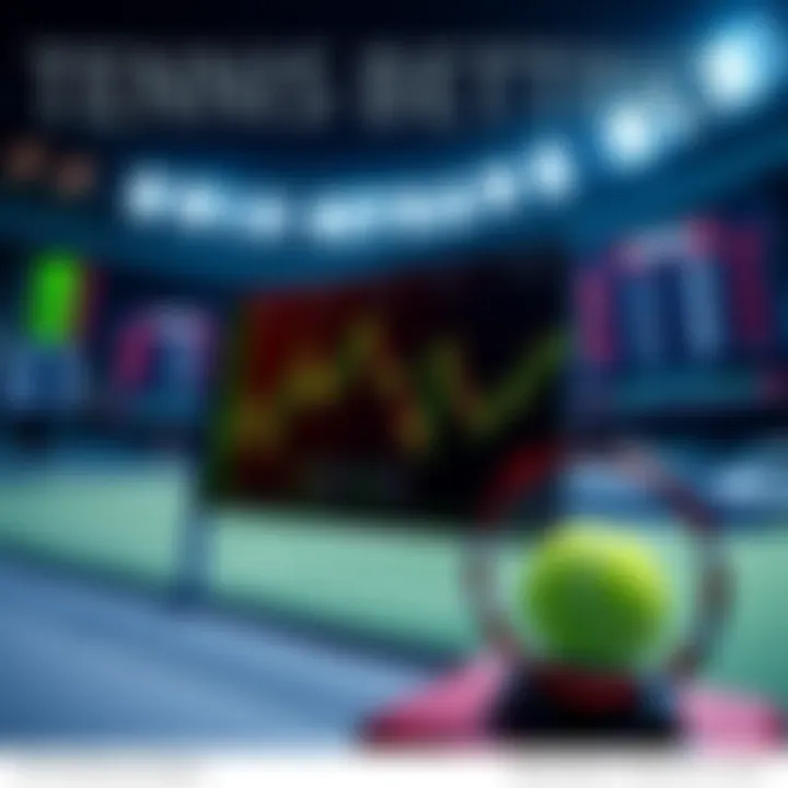 Expert analysis on tennis betting with charts and odds displayed, highlighting match recommendations.