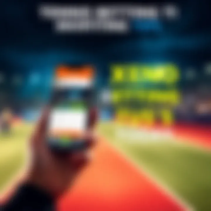 Tennis Betting Tips Invitation A person holding a smartphone displaying tennis betting tips, inviting others to join for exclusive access.