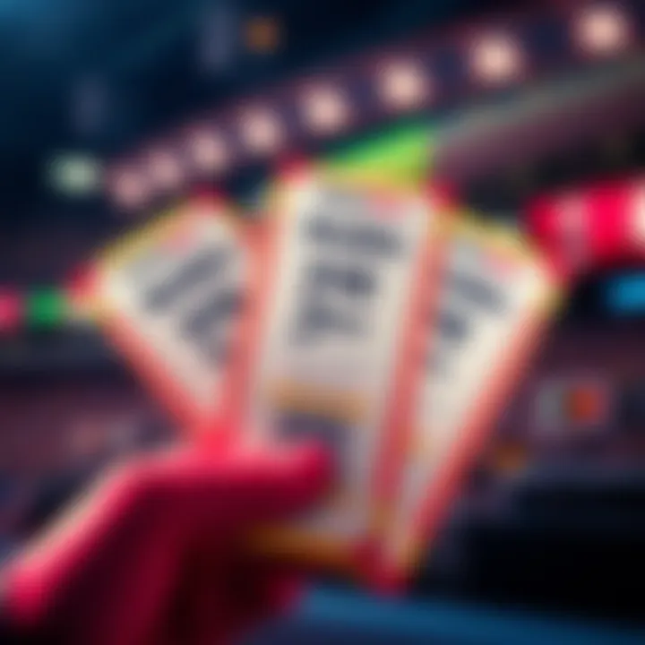 Three betting tickets displayed together, highlighting quick betting action and excitement.