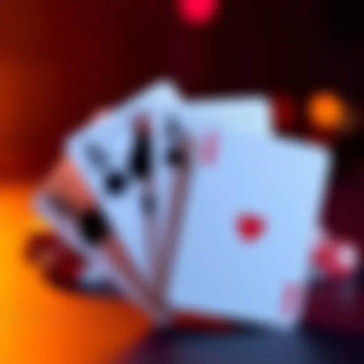 A poker hand showing three cards of spades and hearts along with a pair of cards, illustrating poker hand rankings