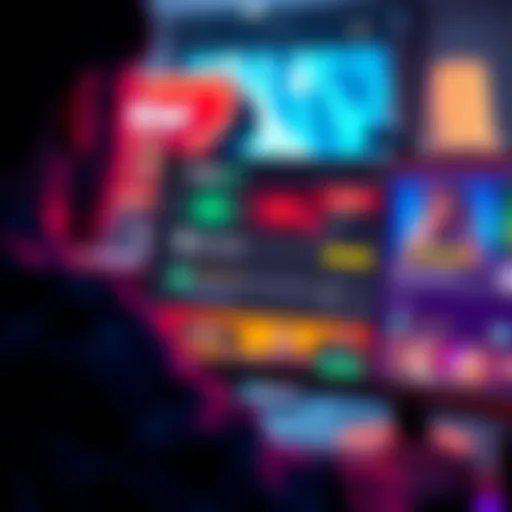 A person looking at a computer screen with the Thrill.bet website open, showing signup options and bonus codes.