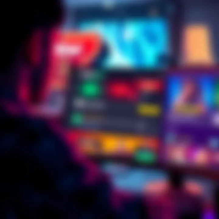 A person looking at a computer screen with the Thrill.bet website open, showing signup options and bonus codes.