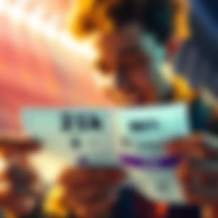 Thrilling Bet Opportunity A person looking at a betting slip with excitement, showing three legs highlighted and a points score of 21k.