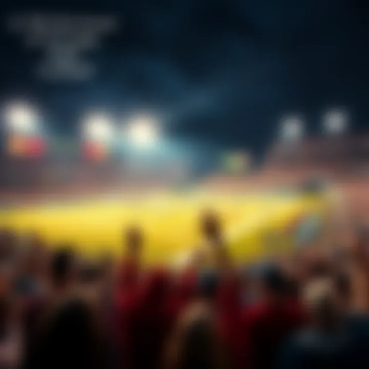 Football Game on Thursday Night A lively football game taking place at night with fans cheering in the stands, showcasing the excitement of Thursday Night Football