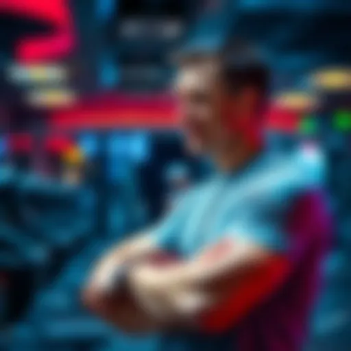 Tom Dwan chatting casually at a gym, looking fit and relaxed