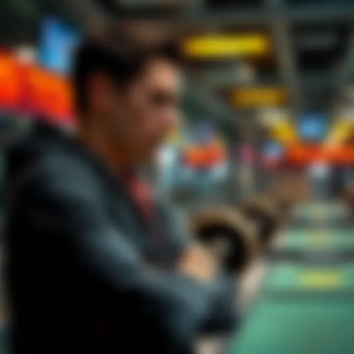 Poker star Tom Dwan chatting at the gym during a casual visit