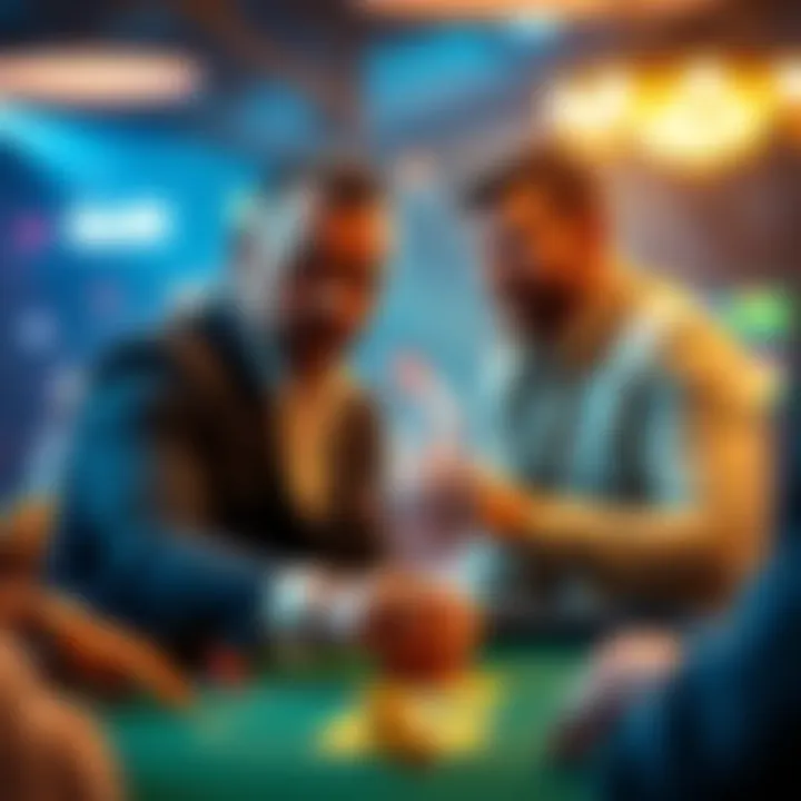 Tony G and Ralph Perry Poker Match Tony G and Ralph Perry face off at the poker table, showcasing intense expressions and competitive energy during their legendary match in 2006.