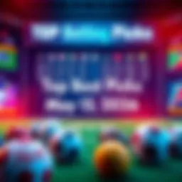A colorful display of betting odds and sports game highlights for May 15, 2026, featuring various sports icons and symbols.