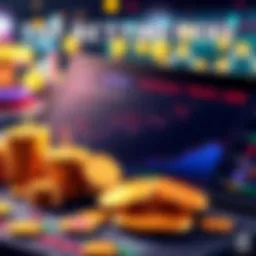 A graphic showing top betting picks with charts and coins, highlighting winning strategies.