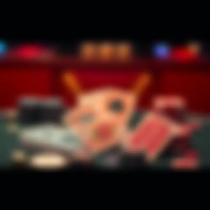 Selection of the best playing cards for the week displayed on a table, with strategic game elements around them.