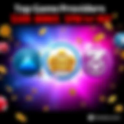 Three gaming logos representing popular game providers for bonus spins