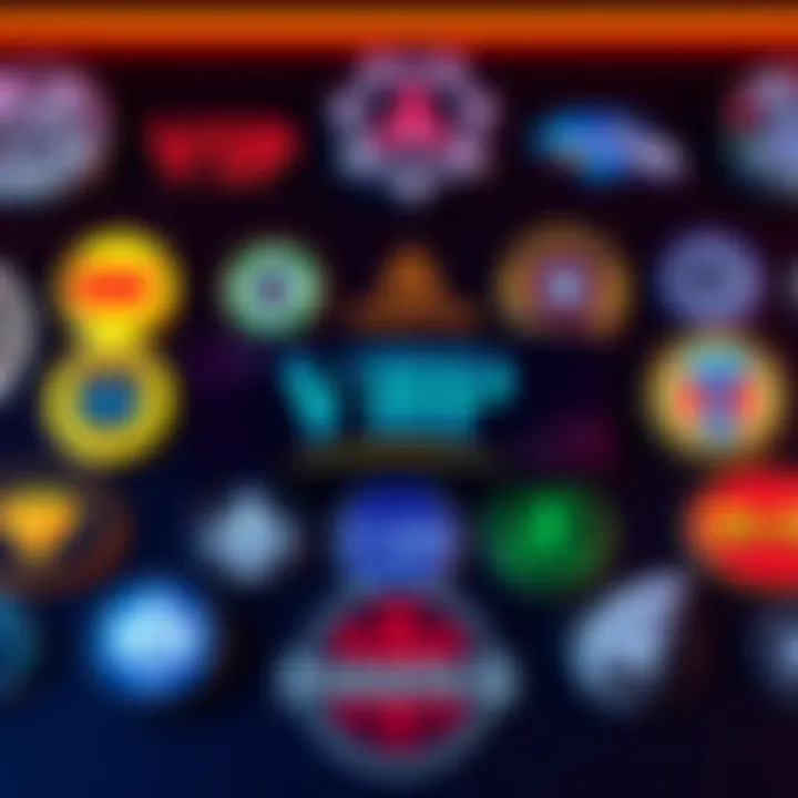 A collection of logos from various online VIP programs for sportsbooks and casinos, highlighting DK and Fanatics' offerings