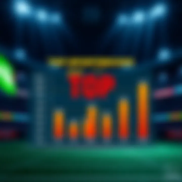 A graphic showing a ranking chart of popular sportsbooks like DraftKings and FanDuel in 2026