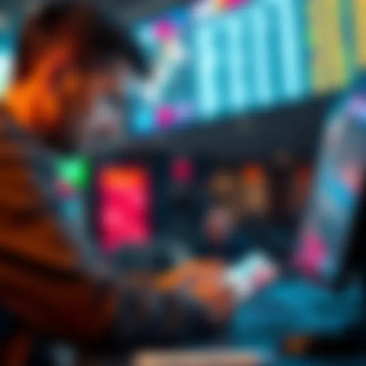 A person analyzing odds and strategies for sports betting