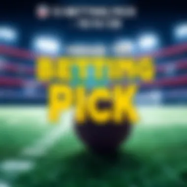 Graphic showing betting odds and a football image for Sunday betting analysis