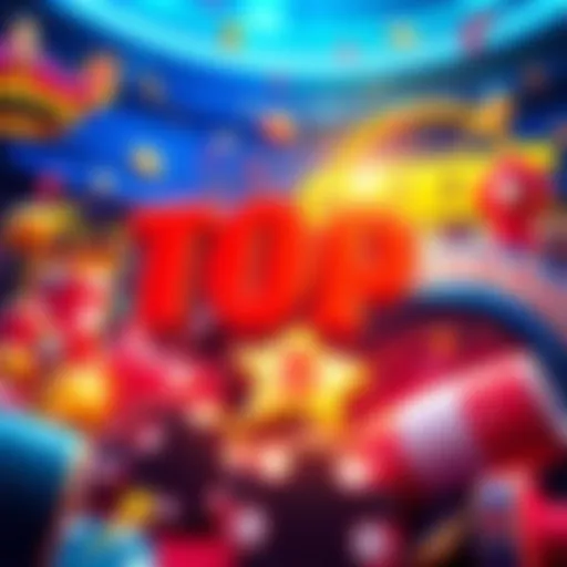 A selection of popular casinos with symbols of fast cash withdrawals, highlighting excitement for quick wins.