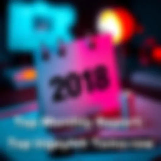 A calendar with the date marked, symbolizing the release of the Top Monthly Report.