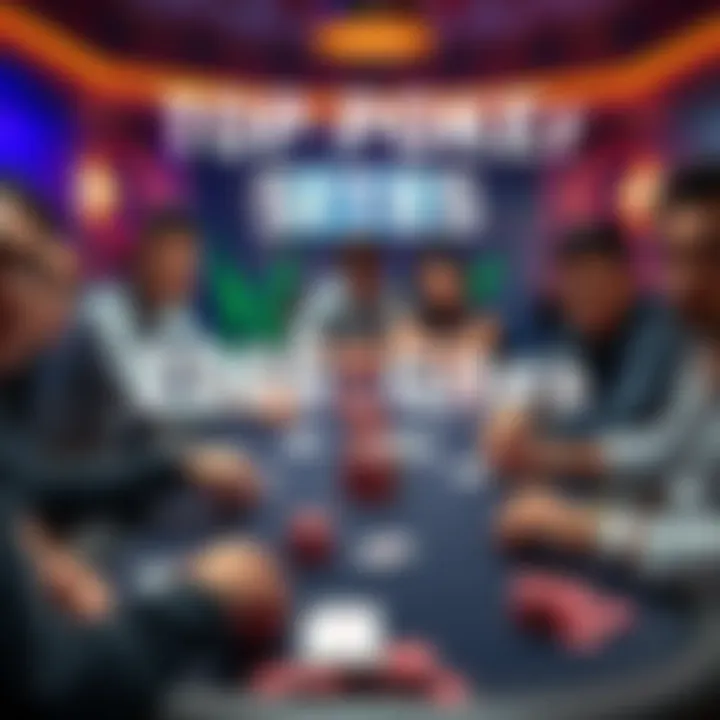 Top Poker Sites in Asia A group of players at a poker table with chips and cards, showcasing popular online poker sites in Asia for 2026.