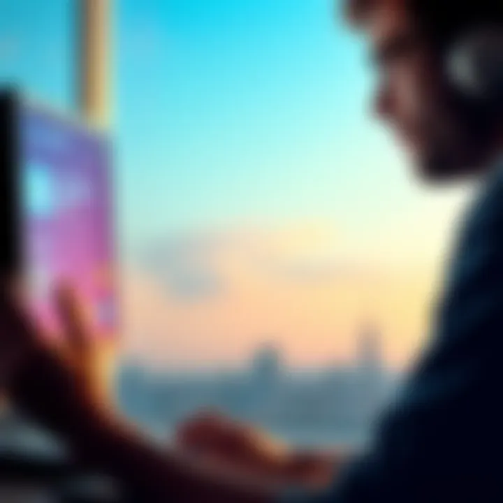 A traveler looks at a computer screen displaying comp offers while pondering if they should wait for better deals or accept current offers.