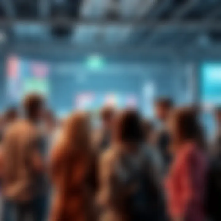 A group of people engaged in conversation about current events