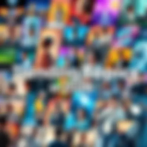 A vibrant collage of diverse trends in technology, fashion, and lifestyle for 2026, showcasing people engaging in various activities.