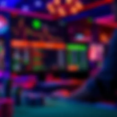 A visual representation of a poker player interacting with a computer screen displaying real-time RNG data, highlighting seed and nonce information to show game fairness.