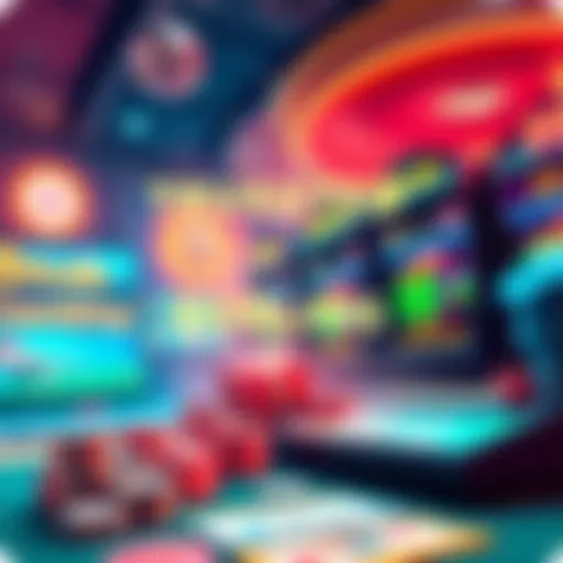 A graphic showing popular Solana gambling sites where people enjoy playing games with Solana cryptocurrency