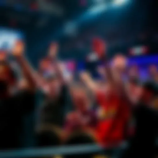 Fans cheering in the audience at UFC 316, showing enthusiasm for the upcoming matchups