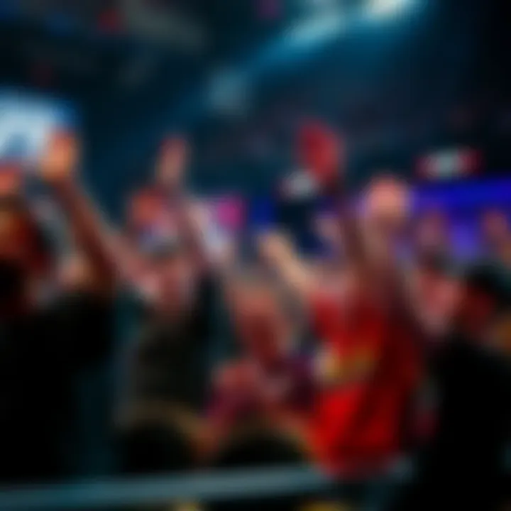 Fans cheering in the audience at UFC 316, showing enthusiasm for the upcoming matchups