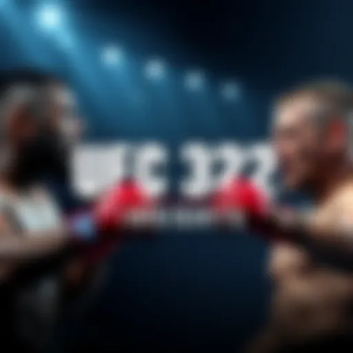 A graphic showcasing a 6-game props parlay for UFC 328 with betting tips from experts