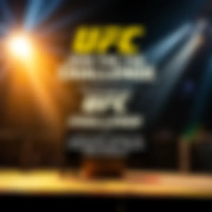 UFC Challenge Announcement A poster featuring UFC London event details and a challenge to beat The Favorite Bot for a chance to win a year of UFC analytics access.