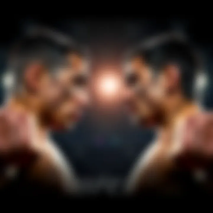 Mario Bautista and Vinicius Oliveira face off in the octagon before their fight