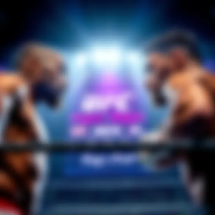 UFC Fight Night Bonfim vs Brown Gabriel Bonfim and Randy Brown facing off in the octagon during UFC Fight Night