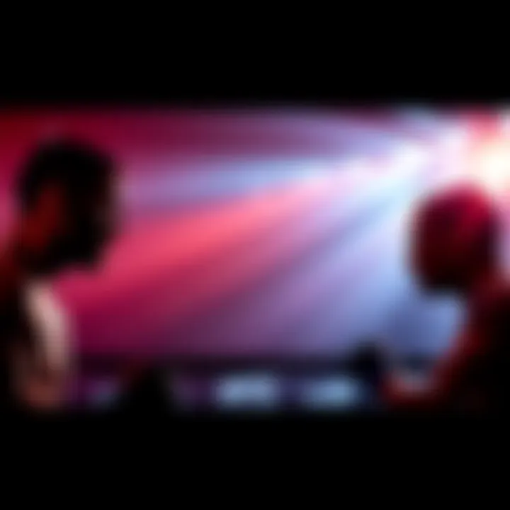 Graphic showing betting lines and fighter silhouettes for UFC London