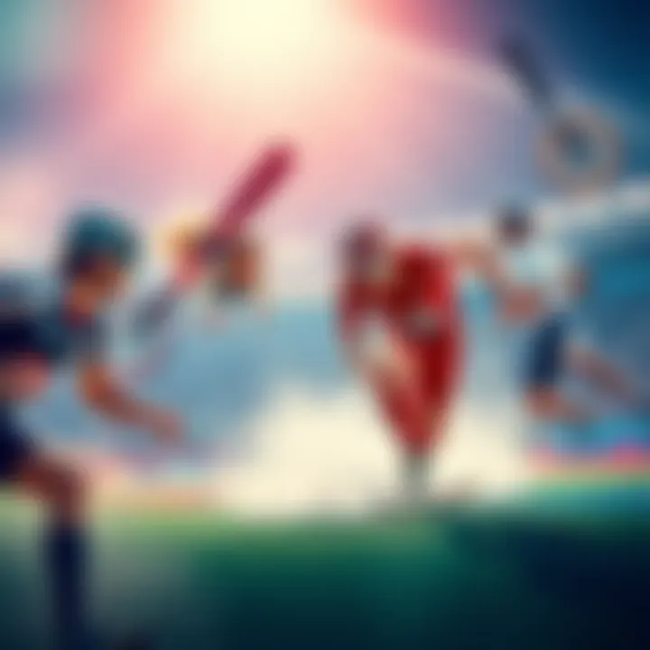 A variety of lesser-known Olympic sports being featured during the games, showcasing athletes competing.