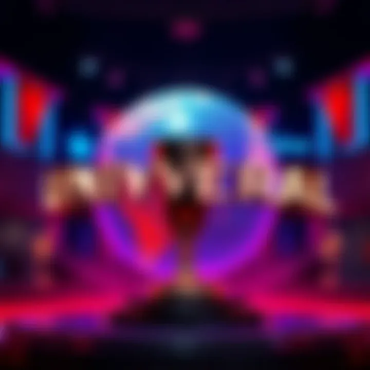 Graphic showing Universal and Disney logos with a trophy in the center