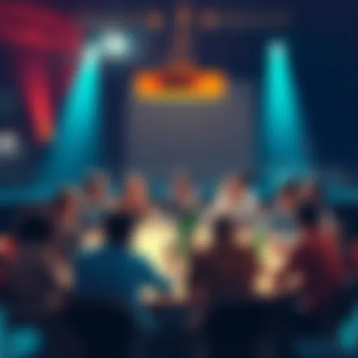 A group of people sharing thoughts and opinions on upcoming events at a round table.