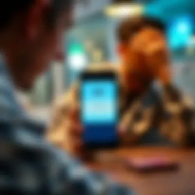 UPI Payment Issue A frustrated person looking at a smartphone showing a payment failure message, with a bank card on the table