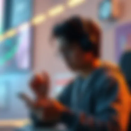 A person looking frustrated while checking their financial app, indicating issues with withdrawal processing