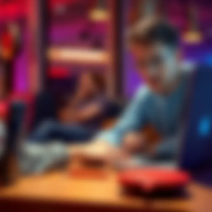 A person logging into an online account on a laptop, looking puzzled as promotions seem to be missing, with a concerned expression.