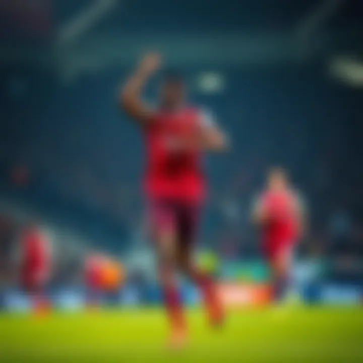 Victor Wembanyama warming up before a game, showing determination and focus