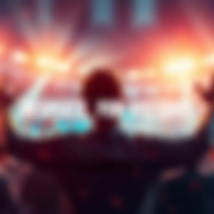 A person raising their arms in joy after achieving a personal goal, showcasing a feeling of triumph and success.