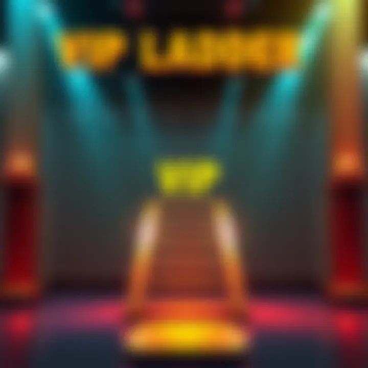 VIP Ladder Platinum 1 A graphic showing the VIP ladder levels with Platinum 1 highlighted, representing a rewards system in a competitive setting.