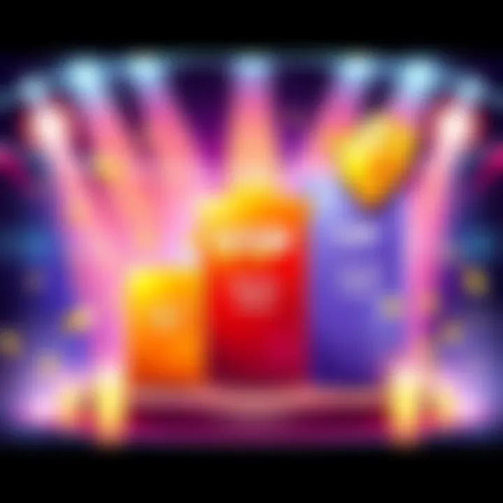 Illustration showing progression of VIP bonus levels from bronze to silver and gold, highlighting perks at each level