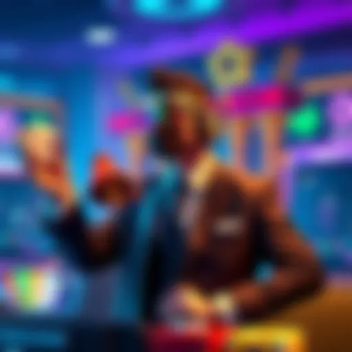 VIP host announcement A VIP host alerts players about the cancellation of monthly promotions and encourages them to secure codes for better wagering.
